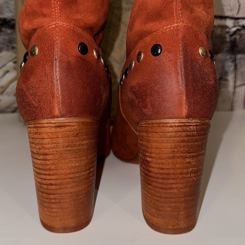 Free People Studded Dakota Heel Boots - Picture 6 of 13